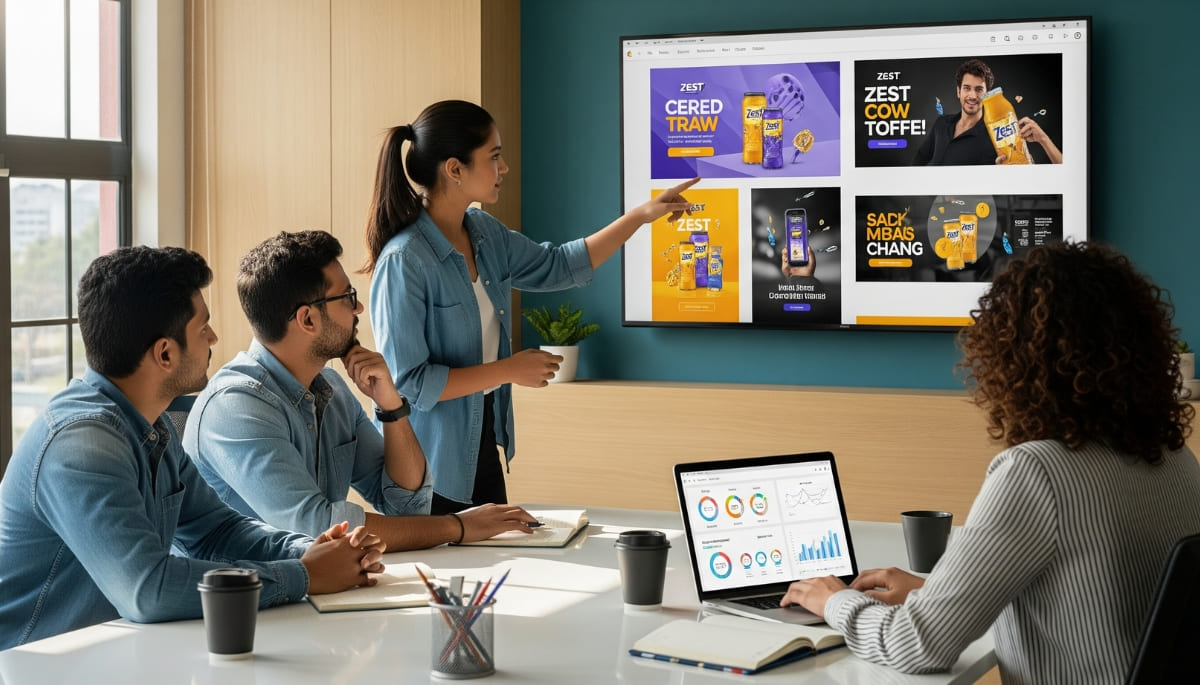 Marketing team planning best practices for Facebook Audience Network ads